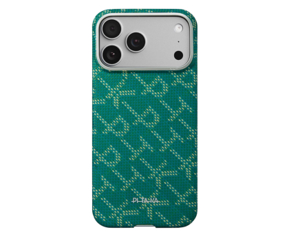Etui do telefonów PITAKA Ultra-Slim Case Monogram-Gold/Green iPhone 17 Pro Max